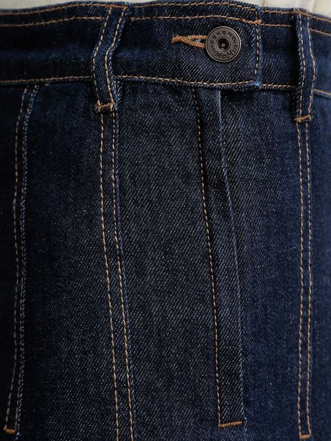 Weekend Max Mara spódnica jeansowa OVALE kolor granatowy midi rozkloszowana 2615101071600 - zdjęcie produktu nr 2