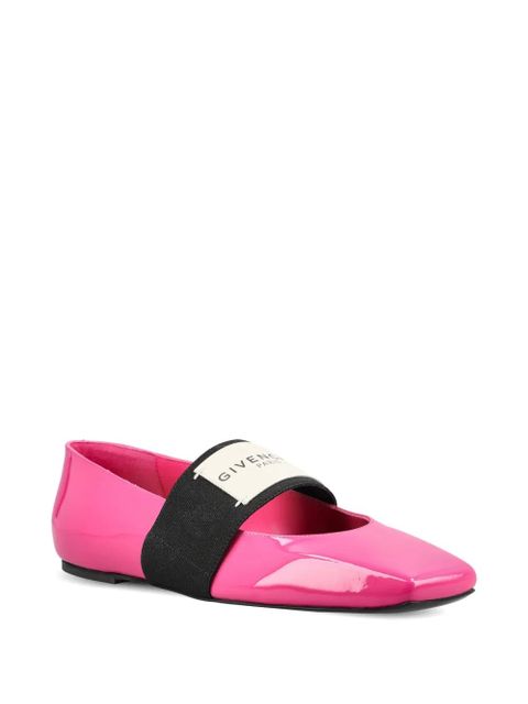 Givenchy Sliced strap-detail ballet flats - Pink - zdjęcie produktu nr 2