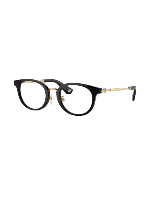 Burberry Eyewear round-frame glasses - Black