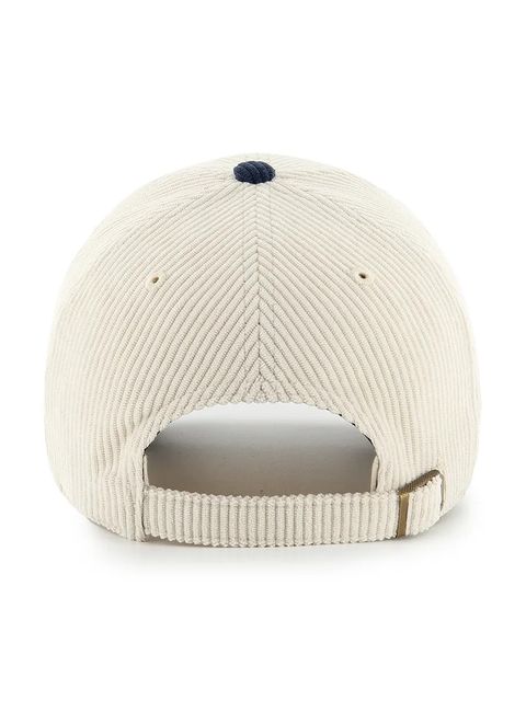 47 brand czapka z daszkiem sztruksowa MLB New York Yankees kolor beżowy B-TCBRT17EWS-NTA - zdjęcie produktu nr 2