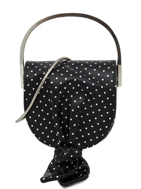 Aquazzura micro Bow Tie tote bag - Black - zdjęcie produktu nr 1