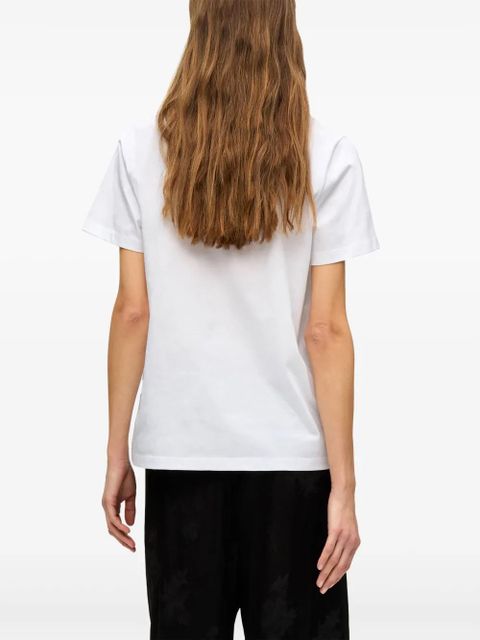 GANNI printed T-shirt - White
