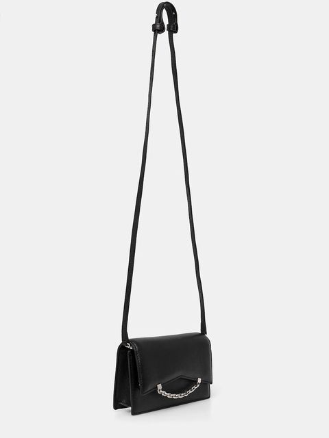 Karl Lagerfeld torebka skórzana kolor czarny A1W32037 - zdjęcie produktu nr 2