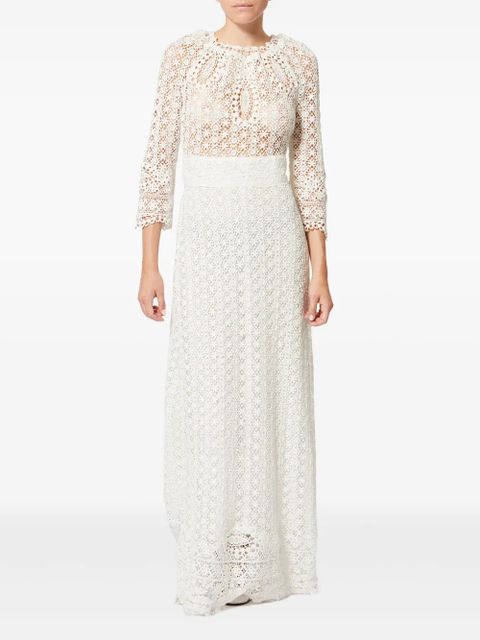 ISABEL MARANT x Hayra lace belted dress - White - zdjęcie produktu nr 2