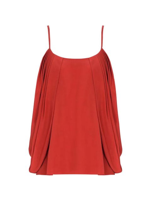 Balmain draped blouse - Red - zdjęcie produktu nr 1