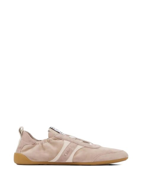 Chloé lace-up panelled sneakers - Pink - zdjęcie produktu nr 1