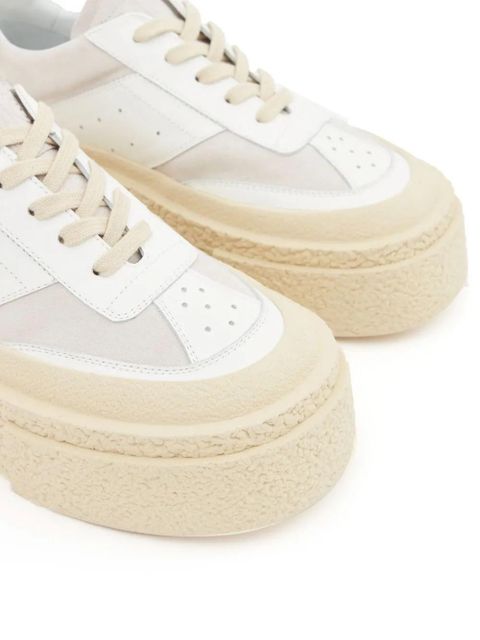 MM6 Maison Margiela chunky flatform sneakers - White