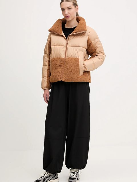 Columbia kurtka Leadbetter Point kolor brązowy zimowa 2085602