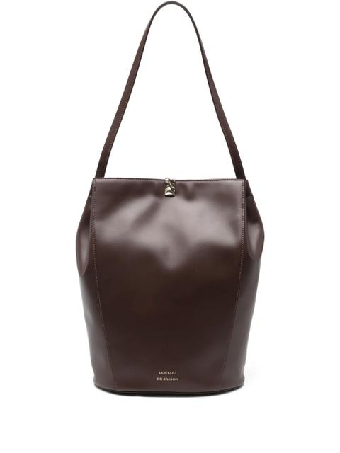 LouLou de Saison shoulder-strap bucket bag - Brown - zdjęcie produktu nr 1