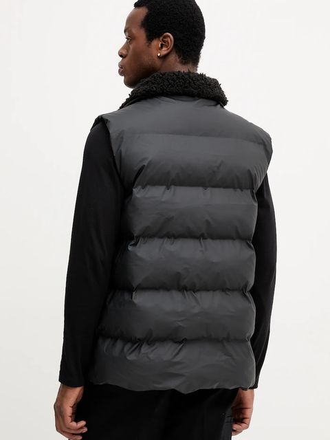 Rains bezrękawnik 17220 Alta Vision Puffer Vest kolor czarny zimowy 17220