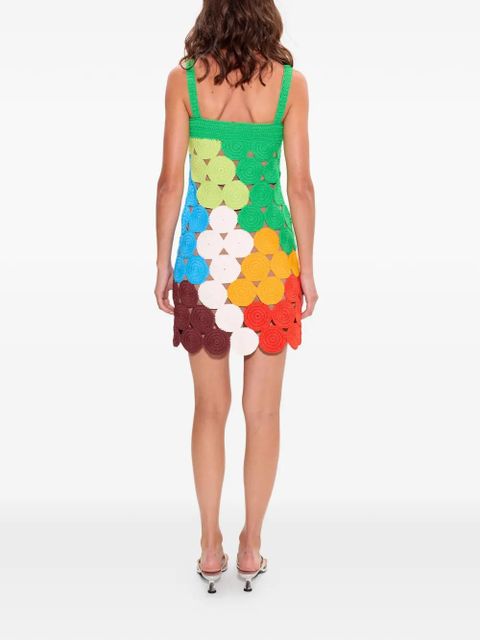 Simon Miller Beep Beep openwork mini dress - Green