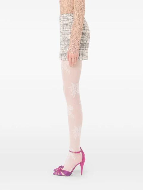 Valentino Garavani square tweed miniskirt - Neutrals