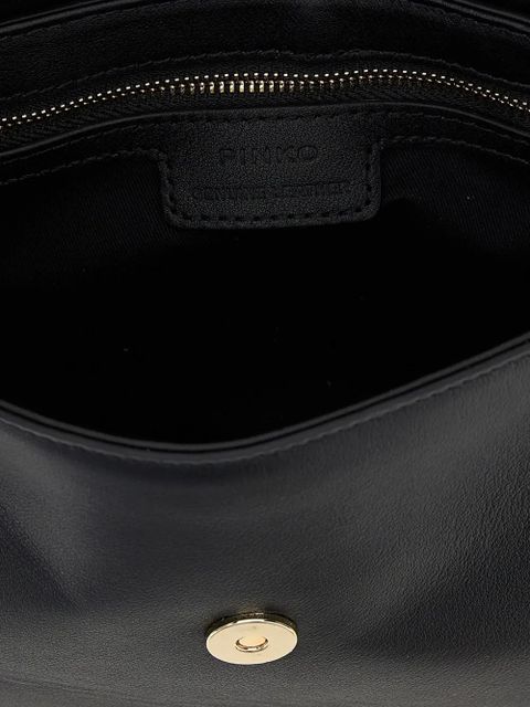 PINKO leather cross body bag - Black