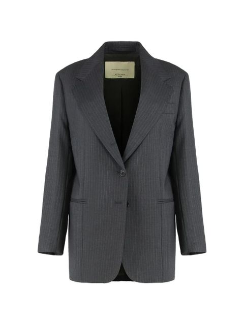 Weekend Max Mara pinstripe wool blazer - Grey - zdjęcie produktu nr 1