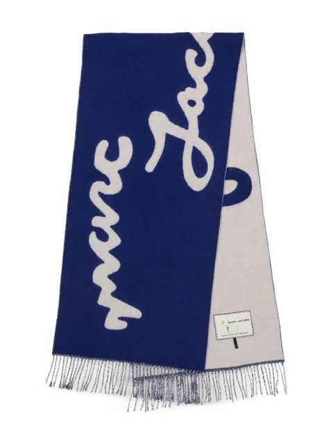 Marc Jacobs Marc is Joy wool scarf - Blue - zdjęcie produktu nr 1