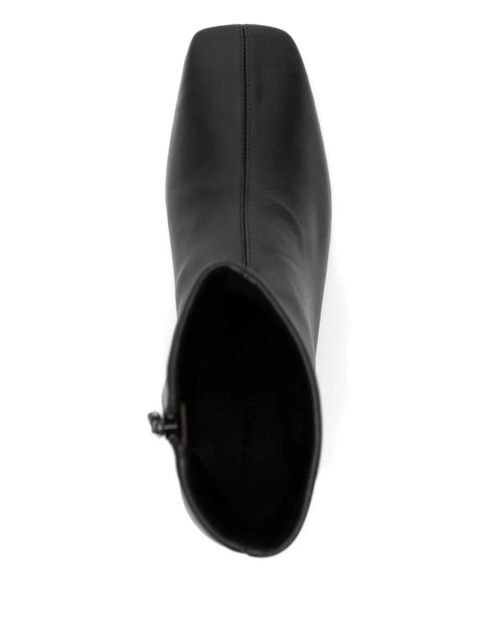 Tory Burch 45mm logo-plaque boots - Black