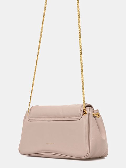 Coccinelle torebka skórzana COCCINELLE C-ME FLUFFY kolor beżowy E1.SUE.12.01.01 - zdjęcie produktu nr 2