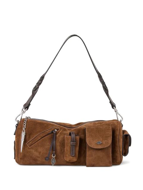 Ba&Sh Beni suede shoulder bag - Brown - zdjęcie produktu nr 1