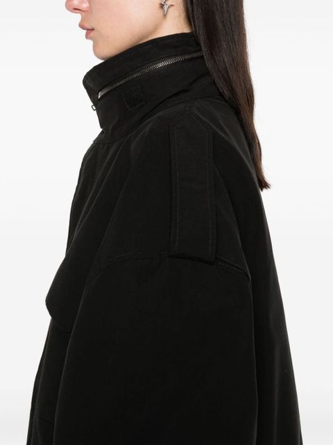 Maison Margiela hooded coat - Black