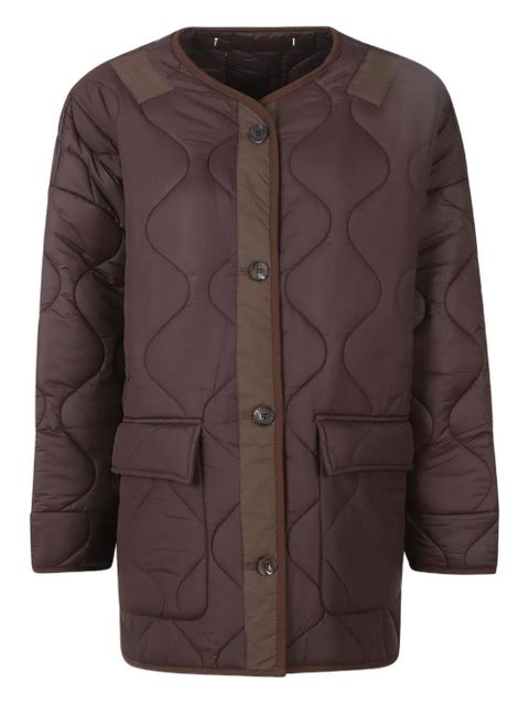 The Frankie Shop Teddy quilted jacket - Brown - zdjęcie produktu nr 1