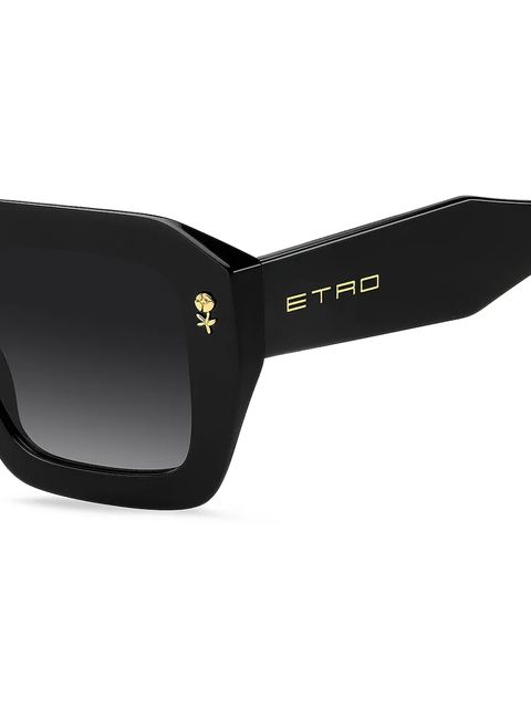 Etro okulary przeciwsłoneczne damskie kolor czarny ETRO 0114/S