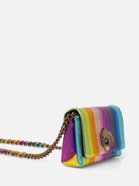 Kurt Geiger London torebka skórzana MINI KENSINGTON kolor multicolor 5015669109