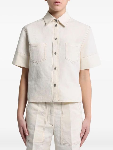 ETRO paisley-jacquard shirt - Neutrals