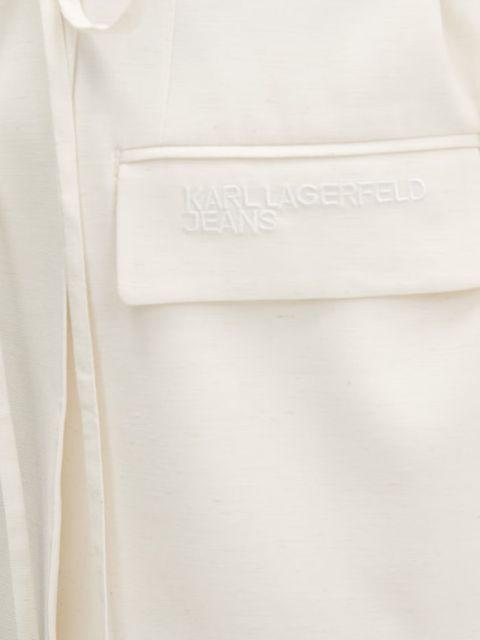 Karl Lagerfeld Jeans marynarka z domieszką lnu