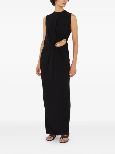 Christopher Esber twist-detail cut-out maxi dress - Black