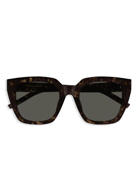 Saint Laurent Eyewear cat-eye sunglasses - Brown - zdjęcie produktu nr 1