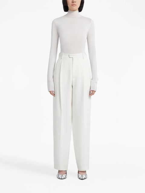 Marni tailored straight-leg trousers - White - zdjęcie produktu nr 2
