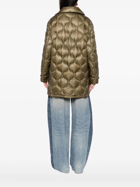 Moncler Lombi quilted high-neck jacket - Green