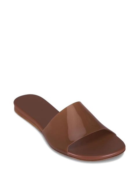Amina Muaddi Bianca slide sandals - Brown - zdjęcie produktu nr 2