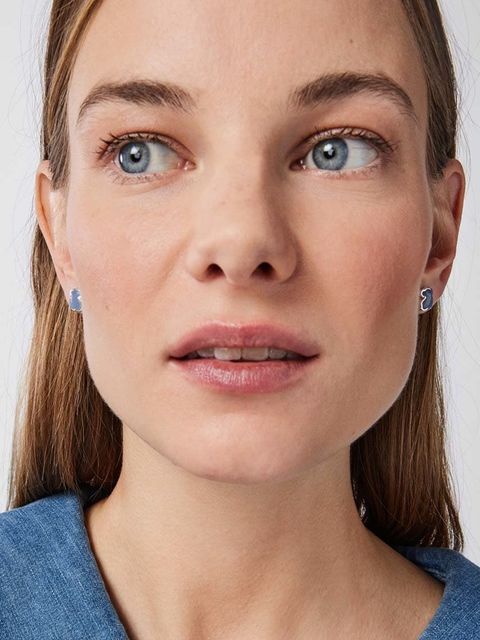 Tous kolczyki srebrne New Color