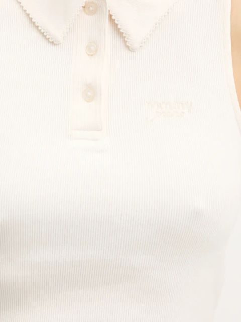 Tommy Jeans top kolor beżowy DW0DW20295