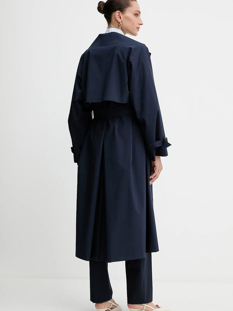 Weekend Max Mara płaszcz FATTO kolor granatowy 2525026011600