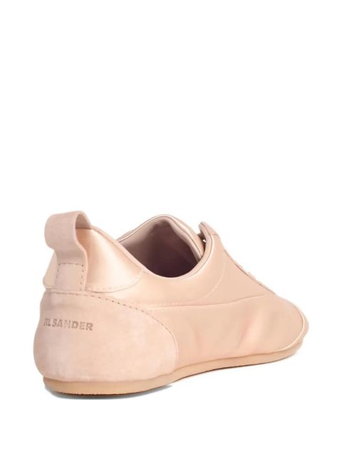Jil Sander Etage satin sneakers - Pink