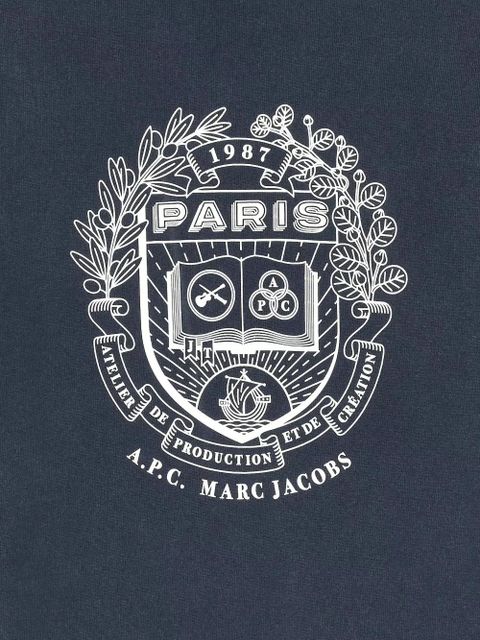 Marc Jacobs x THE A.P.C Paris crew-neck sweatshirt - Blue - zdjęcie produktu nr 2
