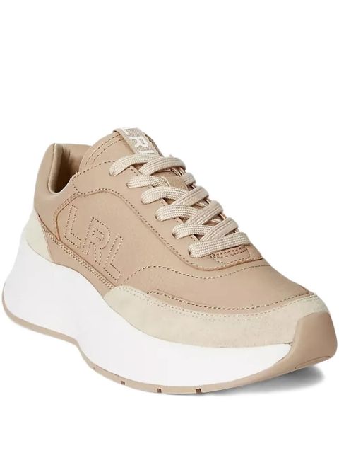 Lauren Ralph Lauren Franky panelled sneakers - Neutrals