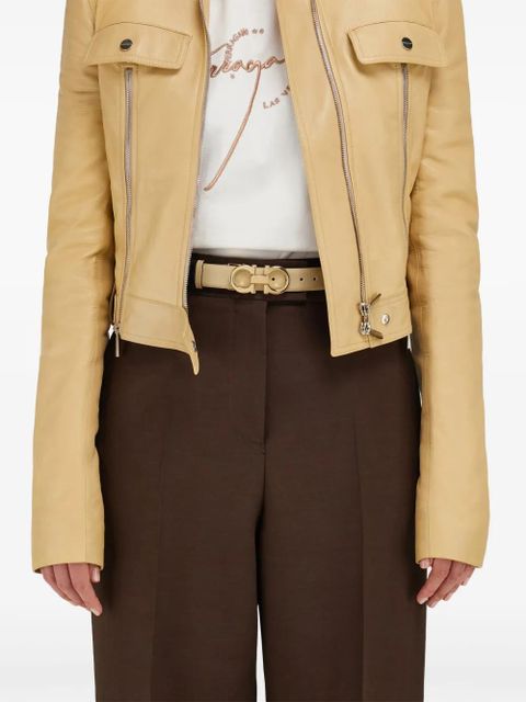 Ferragamo Gancini reversible belt - Grey