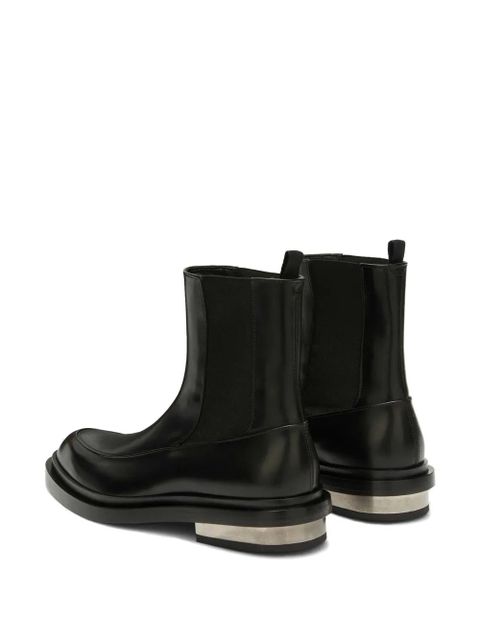 Jil Sander leather Chelsea boots - Black - zdjęcie produktu nr 2