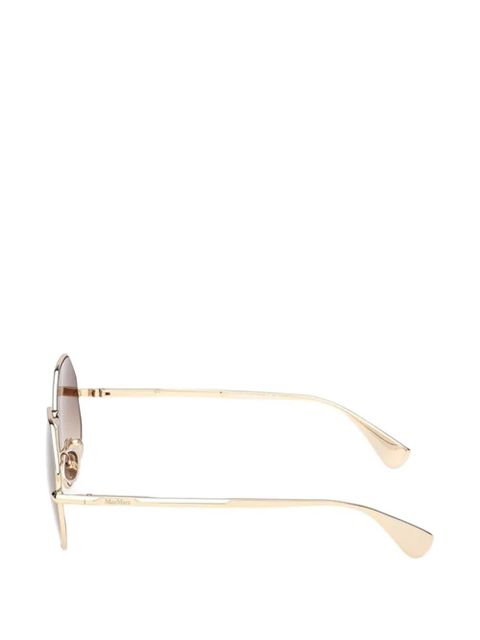 Max Mara geometric-frame sunglasses - Gold