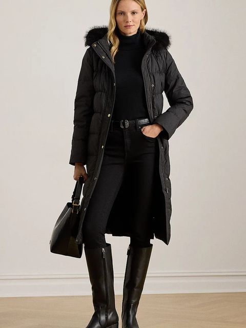 Lauren Ralph Lauren kurtka puchowa kolor czarny przejściowa 297P04097 - zdjęcie produktu nr 1