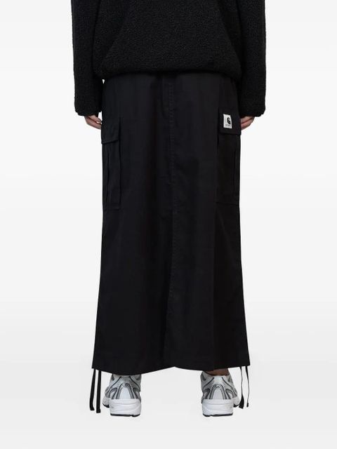 Carhartt WIP Reelwind cargo pocket maxi skirt - Black