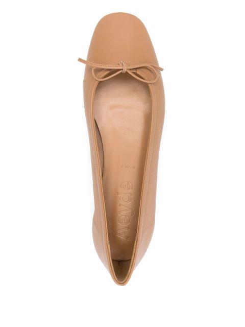 Aeyde Delfina ballet flats - Neutrals