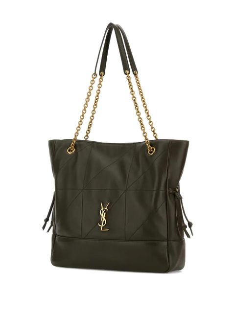 Saint Laurent Jamie leather tote bag - Green
