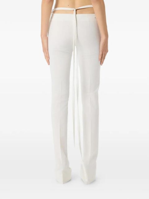 Blumarine lace trousers - White
