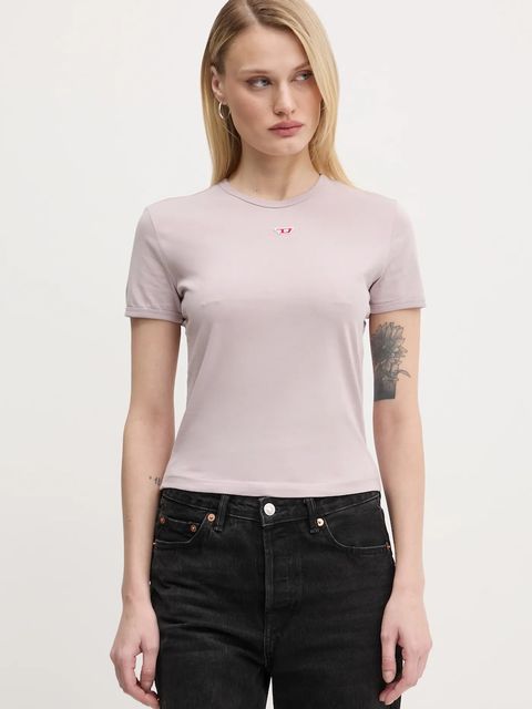 Diesel t-shirt bawełniany T-UNCUTIE-LONG-D T-SHIRT - zdjęcie produktu nr 1