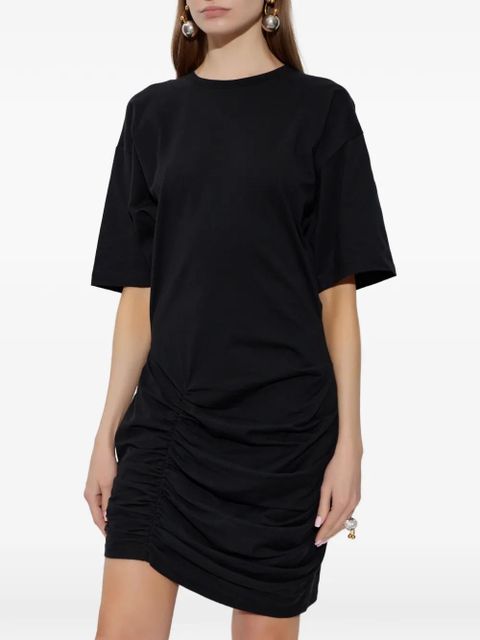 Balmain ruched-detail T-shirt dress - Black - zdjęcie produktu nr 2