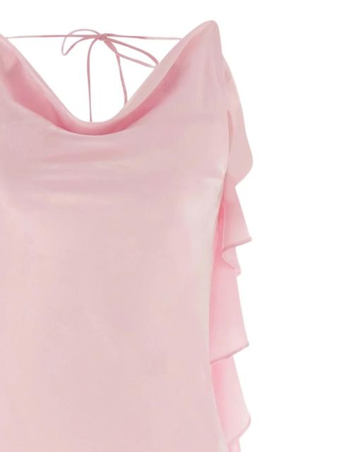 ROTATE BIRGER CHRISTENSEN ruffled floral dress - Pink